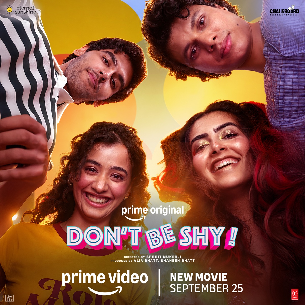 Prime Video Sets September 25 as Global Premiere for Don’t Be Shy, a Young Adult Romantic Comedy Film Produced by Alia Bhatt and Shaheen Bhatt’s Eternal Sunshine Productions